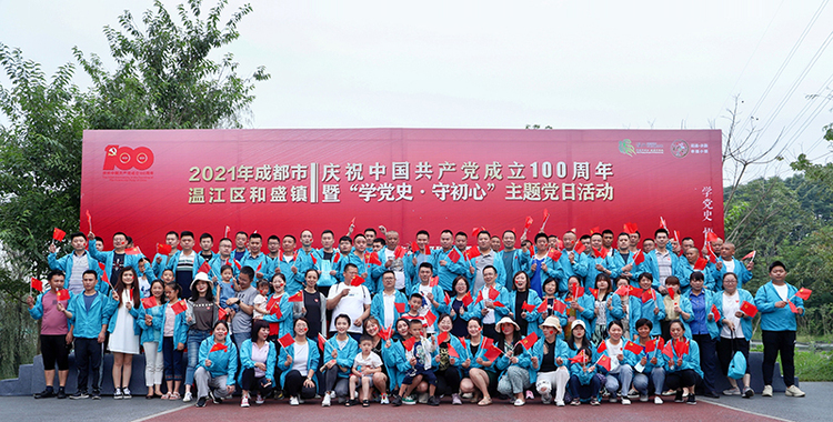 和盛镇开展庆祝建党100周年主题党日活动