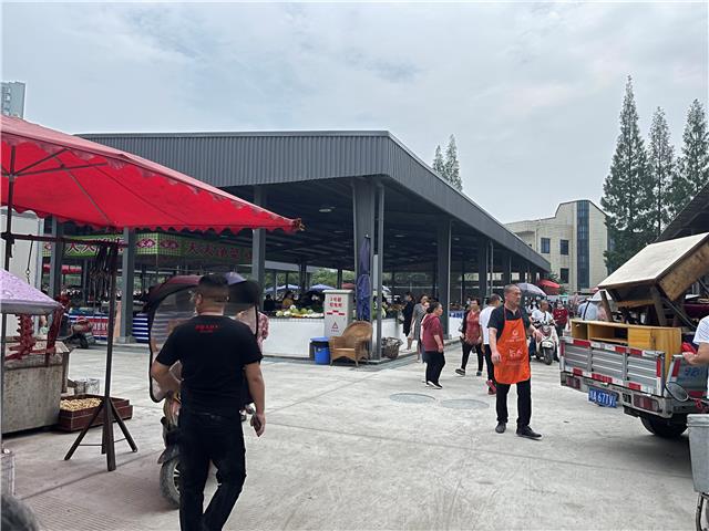 高颜值！白马庙市场改建综合体  预计明年3月投用