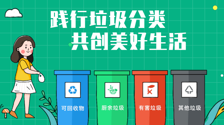践行垃圾分类 共创美好生活
