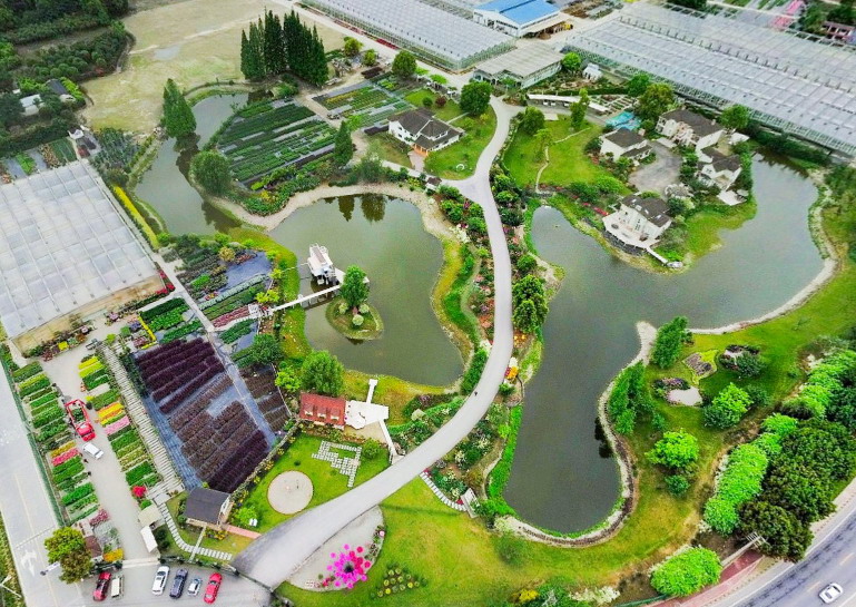 VR看温江|俯览惠美花境