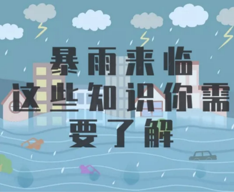 应急科普 | 图说：暴雨来临，这些避险自救措施应掌握！