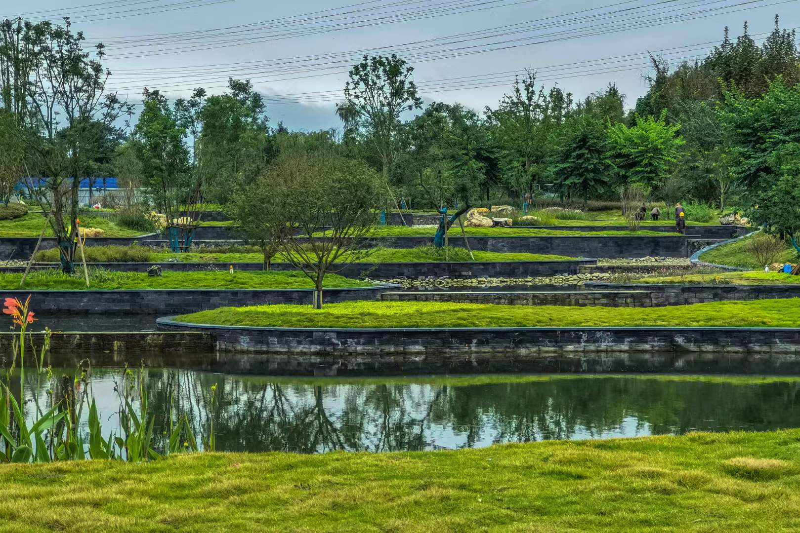 鲁家滩有了新景观
