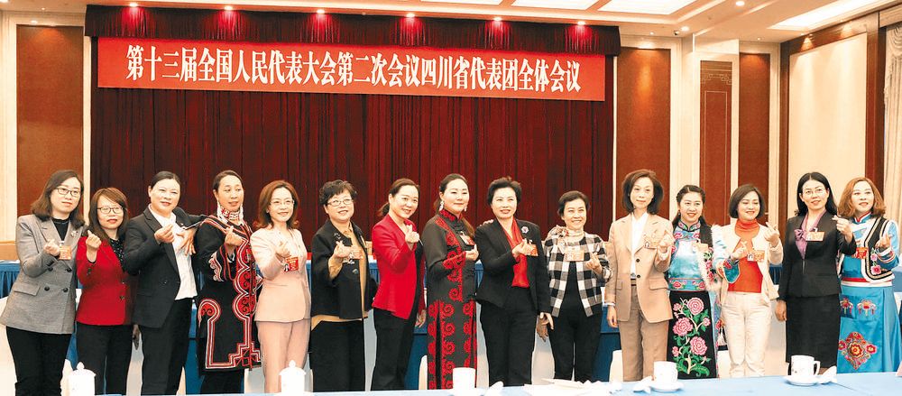 英姿飒爽耀两会 履职尽责展芳华