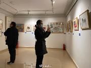 第十届中日韩青少年国际书画交流展在温江开展
