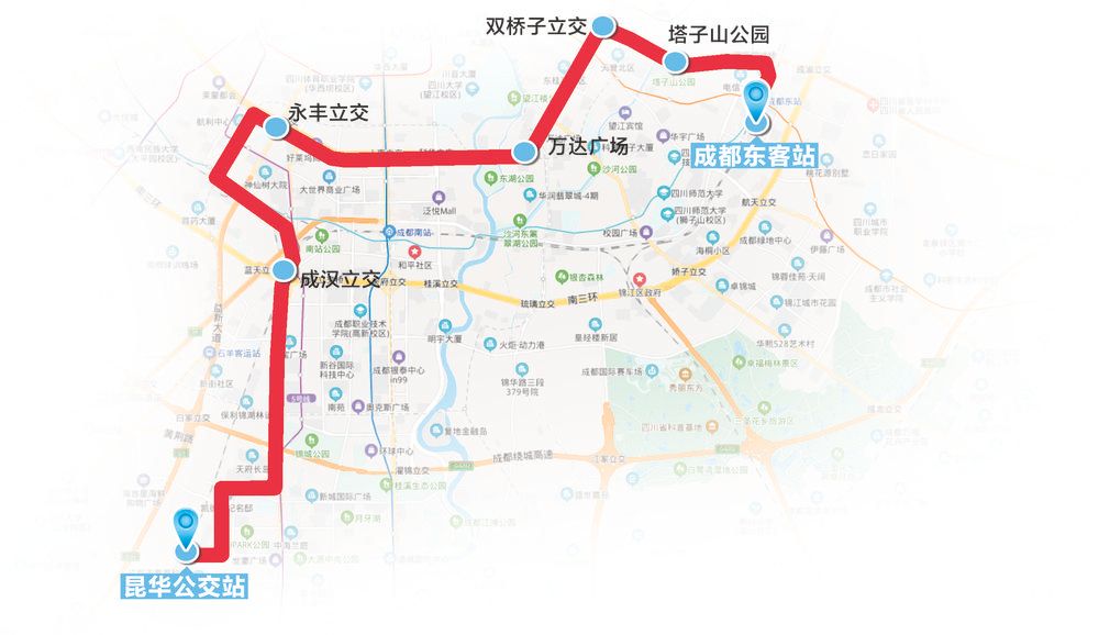 成都快速公交K4线力争本月开行