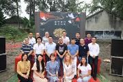 温江寿安精品民宿项目“淼兮黉门”举行开工仪式