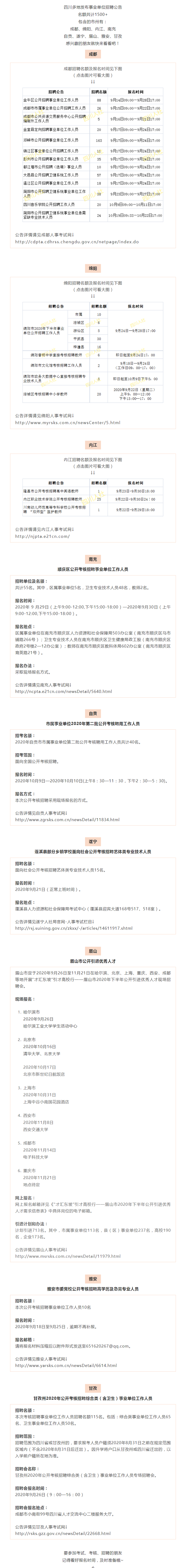 1500+名额！四川多地事业单位招聘人才.png