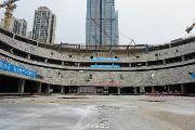 端午不停工，金强国际赛事中心项目（体育馆）建设跑出加速度