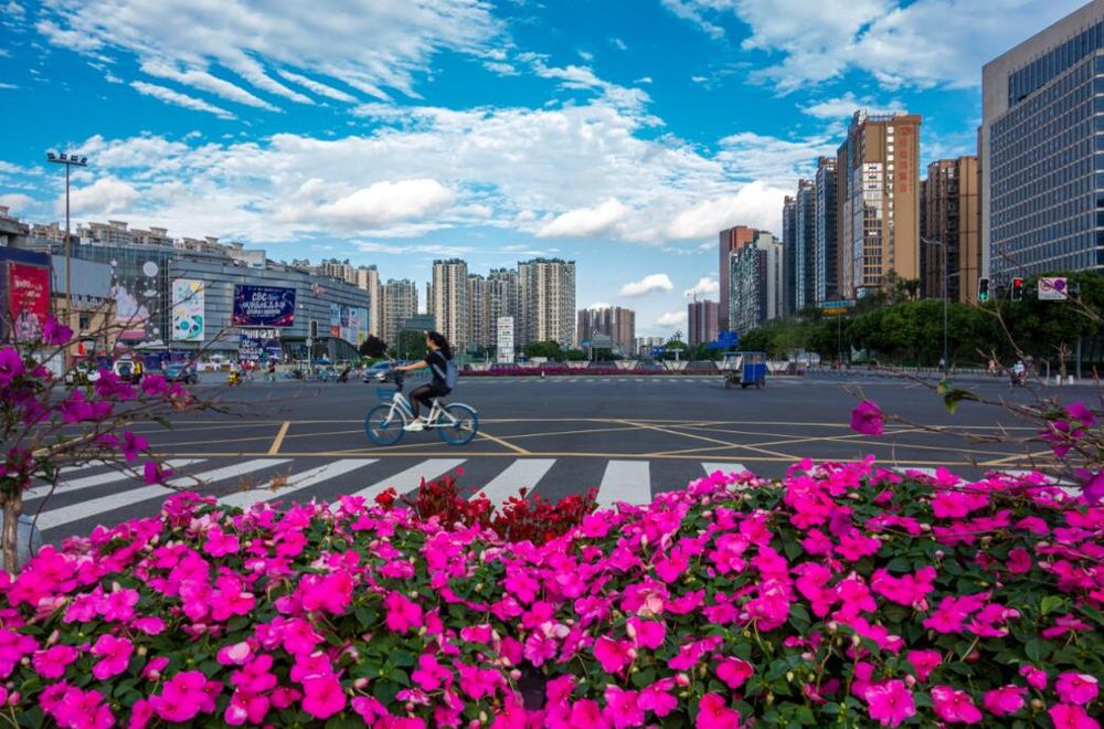 温江的美，从来都是用实力说话。图据向实。