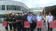 我区举行危险化学品液氨泄漏事故“双盲”应急演练