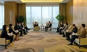 马烈红会见中科院院士陈晔光