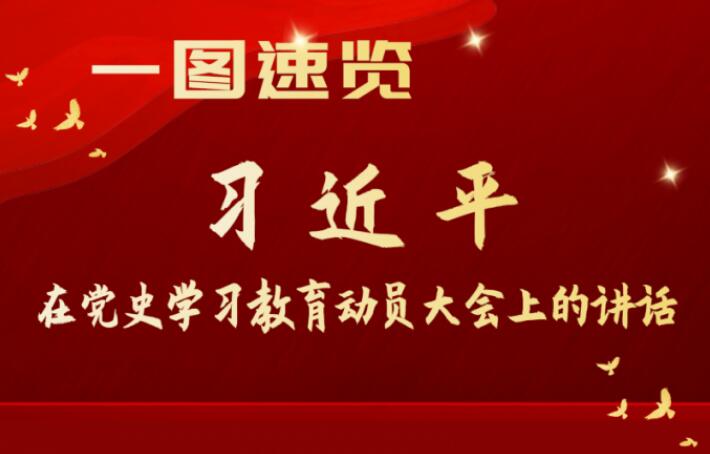 一图速览！习近平在党史学习教育动员大会上的讲话