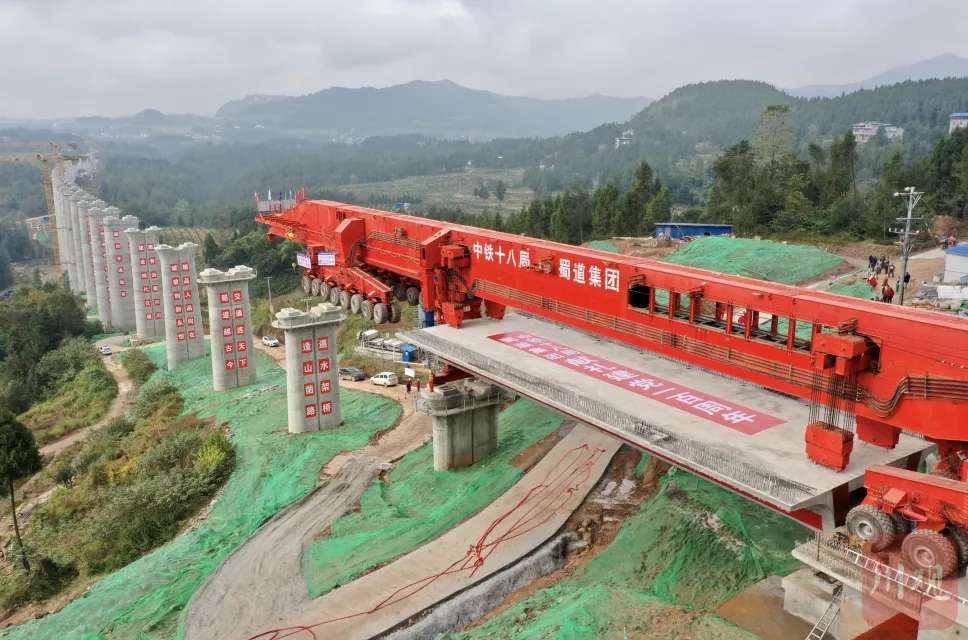 成都到巴中高铁，离通车又近一步！沿途这些地方将首次迎来高铁→